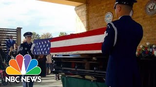 KIN GRP. ORD 0.5P Crowds Attend Funeral For Vietnam Veteran With No Next Of Kin | NBC News