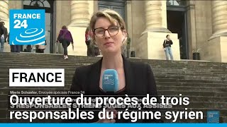 Crimes contre l&#39;humanité : ouverture du procès de trois responsables du régime syrien à Paris