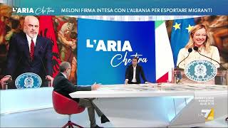 INTESA SANPAOLO Intesa Italia - Albania sui migranti, l&#39;idea di Corrado Formigli: &quot;Politica estera un po&#39; &#39;due ...