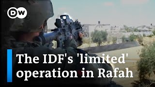 The latest on Israel&#39;s &#39;limited&#39; operation in Rafah | DW News