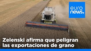 WHEAT Zelenski afirma que peligran las exportaciones de grano tras dañarse 321 instalaciones portuarias