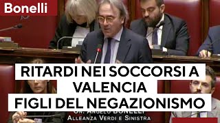 Bonelli: &quot;Valencia? Ritardi nei soccorsi figli delle posizioni negazioniste di Vox. Preoccupa Trump&quot;