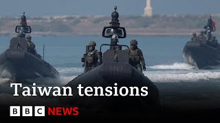 Taiwan condemns China military drills as &#39;irrational provocations&#39; | BBC News