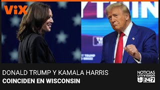 Trump y Harris coinciden en Wisconsin a 4 días de la elección: Noticias Univision 24/7