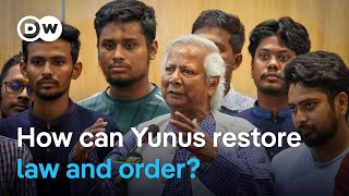 NOBEL Bangladesh interim government: Military, students and nobel prize winner Muhammed Yunus | DW News