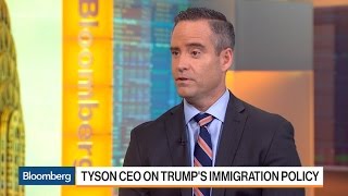 TYSON FOODS INC. Tyson Foods CEO Says He's Happy About Staffing of Plants