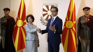 Macedonia del Nord, incidente diplomatico con Atene durante l&#39;insediamento della nuova presidente