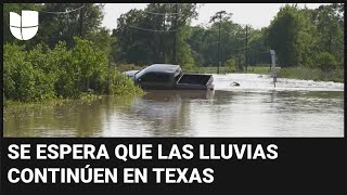 Fuertes lluvias dejan inundaciones en Texas: en más de 80 condados hay declaración de desastre