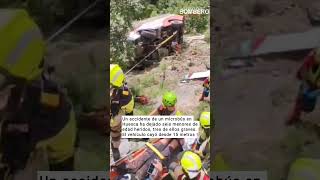 Un accidente de bus en Huesca deja seis menores heridos