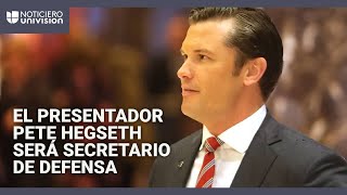 S&U PLC [CBOE] Trump elige al presentador Pete Hegseth como su próximo secretario de Defensa