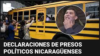 Hablan desde Guatemala los presos políticos liberados por Nicaragua: “Nos tenían como perros”