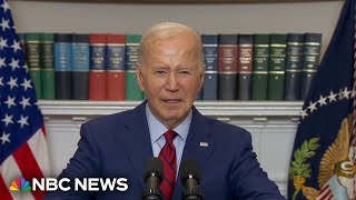 Biden addresses campus protests: &#39;There is no place for hate speech&#39;