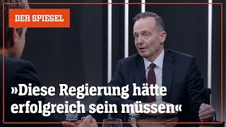 Die Ampel ist aus, er ist noch da: Volker Wissing im Spitzengespräch zum FDP-Austritt | DER SPIEGEL