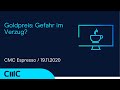 GOLD - USD - Goldpreis: Gefahr im Verzug?