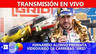 GRID+ 🔴📡 #ENVIVO | Fernando Alonso presenta el videojuego de carreras &quot;Grid&quot;