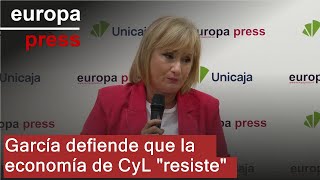 García defiende que la economía de CyL &quot;resiste&quot; pero advierte de &quot;incertidumbres&quot;