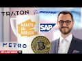 Märkte am Morgen: SAP, Traton, Metro, Boeing, Bitcoin