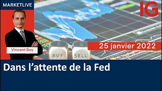 DAX40 PERF INDEX Analyse des marchés 11h - 25/01/2022  (CAC40 DAX40 SP500 DOWJONES NASDAQ100...)