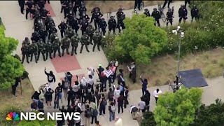 Police presence grows at UC Irvine as pro-Palestinian protests continue
