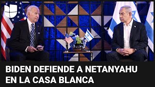 JOE Joe Biden se pronuncia sobre la solicitud de orden de detención contra Netanyahu