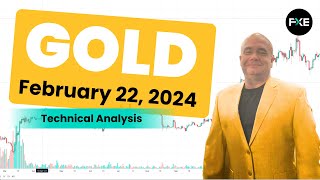 GOLD - USD Gold Daily Forecast and Technical Analysis for February 22, 2024, by Chris Lewis for FX Empire