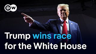 US election update: Donald Trump wins presidency after lead in Wisconsin | DW News