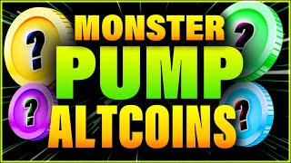 You Have Been WARNED About These MONSTER Altcoin Pumps