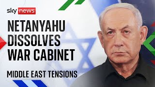 Netanyahu disbanding Israel war cabinet was &#39;inevitable&#39; | Israel-Hamas war