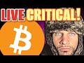 LIVE CRYPTO TRADING - BITCOIN BOUNCING?!  THIS IS URGENT!!