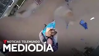 DIA Video del día: Rescatan en helicóptero a un perro de las inundaciones en Europa