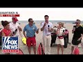 ‘The Five’ hits the beach with Jersey Shore lifeguards!