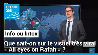 Que sait-on sur le visuel très viral « All eyes on Rafah » ? • FRANCE 24