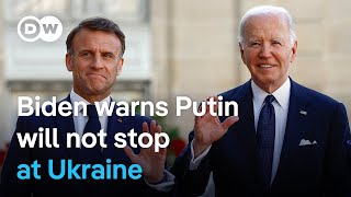 Gaza and Ukraine top agenda as Macron hosts Biden for state visit | DW News