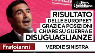 S&U PLC [CBOE] Fratoianni: &quot;Verdi e Sinistra? Risultati grazie a posizioni chiare su guerra e disuguaglianze&quot;