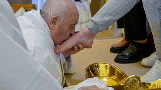 Il Papa in carcere a Rebibbia per la lavanda dei piedi: &quot;Gesù perdona tutto&quot;