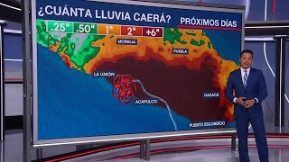 El mayor temor en el oeste de México son los deslaves por las intensas lluvias de la tormenta John