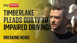 BREAKING: Justin Timberlake pleads guilty to impaired driving