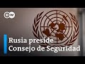 Moscú marcará durante abril la agenda del órgano más poderoso de Naciones Unidas
