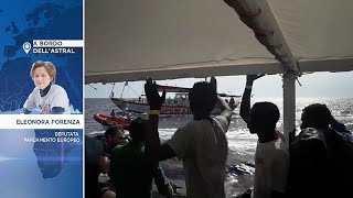 ASTAR Eurodeputata Forenza a bordo dell'Astral:"sui migranti segni di torture"