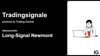 NEWMONT CORP. Newmont Long: Tradingsignal für Optionsscheine