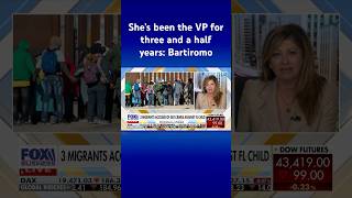 Maria Bartiromo blasts Harris for not taking responsibility for out of control border #shorts