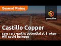 Castillo Copper says rare earths potential at Broken Hill could be huge