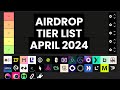 Ranking Crypto Airdrops by VALUE (Tier List UPDATED 2024)