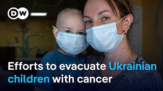 Ukrainian children living with cancer transferred abroad | DW News