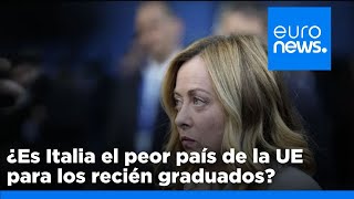 ¿Es Italia el peor país de la UE para los recién licenciados? Un tercio no tiene empleo al cabo d…