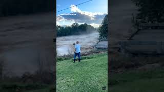 Video shows a bridge in Tennessee collapsing amid powerful floods from Hurricane Helene&#39;s remnants