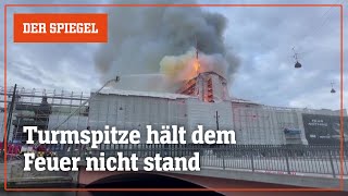 Großbrand in Kopenhagen: Flammen lodern aus der Börse | DER SPIEGEL