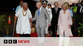 King Charles and Queen Camilla arrive in Samoa | BBC News