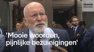 Oppositie over Troonrede