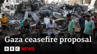 Hamas seeks &#39;complete halt&#39; to war in Gaza proposal response | BBC News
